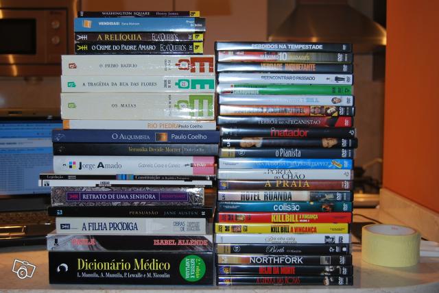 Lançamentos de livros e DVD’S
