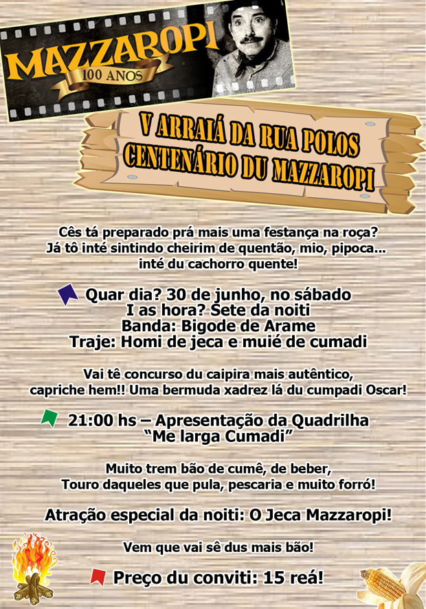 Sorteio de ingressos – Arraiá da Rua Polos
