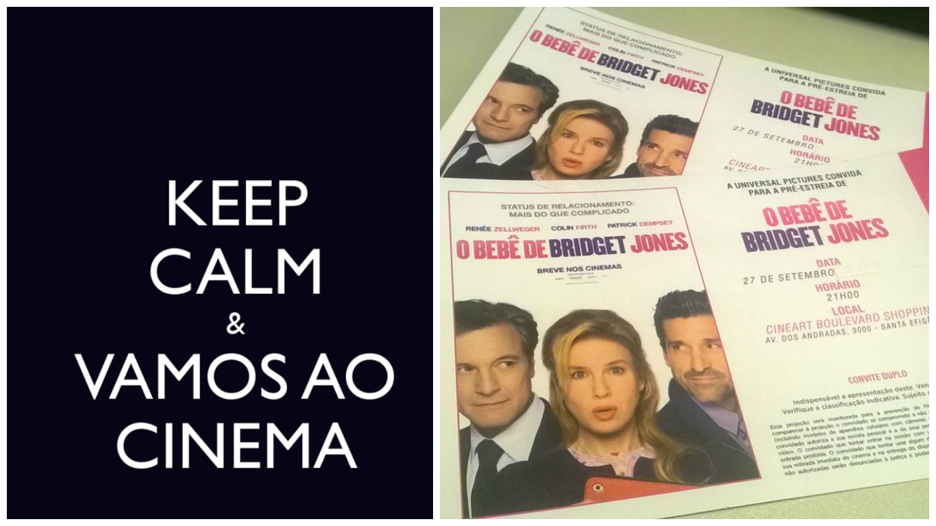 Sorteio de ingressos para o cinema