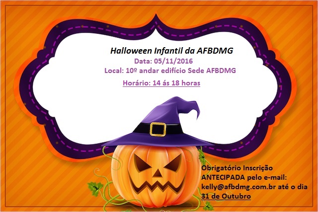 1º Halloween Infantil da AFBDMG