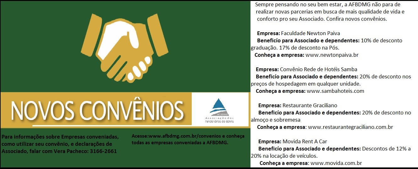 Novos Convênios
