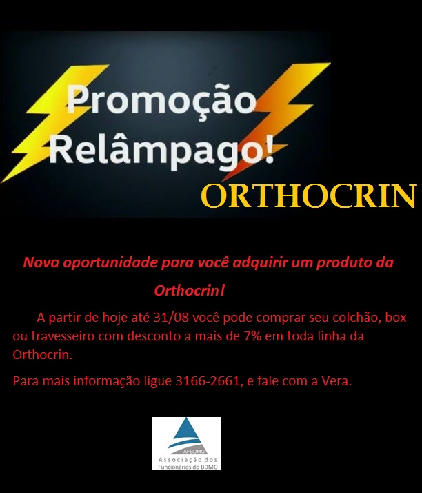 PROMOÇÃO ORTHOCRIN