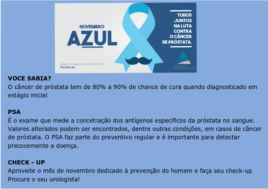 NOVEMBRO AZUL